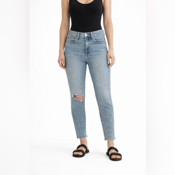 rag & bone Denim - rag & bone Light Blue Nina High-Rise Skinny Jeans